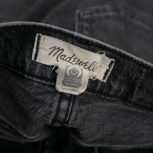 Madewell Mid Rise Perfect Vintage Straight Rosella Wash Black Jeans 26 Petite - Picture 9 of 12